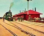 Midlake Station Ogden Lucin Cutoff SPRR Salt Lake City UT 1909 DB Postca... - $3.91
