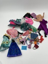 Barbie Doll &amp; Other Brand Clothes Boots Purses Lot Mixed Vintage Modern  44 Pcs - £15.77 GBP