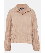 NWT MISSGUIDED Woman’s Blush Ruched Bomber Jacket  Size 2 - $753.96 MXN