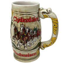 1983 Promotional Budweiser Clydesdale Beer Stein Anheuser Busch Ceramarte Mug - $19.00