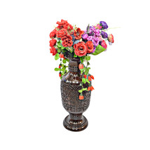Uniquewise 9 x 24 in. Round Antique Decorative Mango Wood Table Flower V... - €132,16 EUR