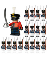 Napoleonic Wars Prussia Guard Grenadiers Officers Army 21 Minifigures Lot - $32.89