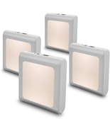 Plug in Dimmable Led Night Light with Auto Dusk to Dawn Sensor, Soft War... - $24.47