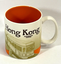 Starbucks Global Icon Series Hong Kong 2013 Coffee Mug 16 Ounces Orange - £31.53 GBP