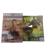 WWE Randy Orton John Cena Magazine July 2010 with Large John Cena Poster - £13.45 GBP