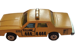 Majorette Chevrolet Impala Yellow Taxi Cab Die-Cast Car 1/69 Scale #240 - £4.66 GBP