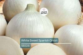 White Sweet Spanish Onion Seeds | Heirloom, Non-GMO | Sweet &amp; Mild | 110... - $4.99+
