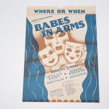 Sheet Music Babes in Arms Rodgers and Hart Songbook - $14.84