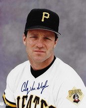 Andy Van Slyke Pittsburgh Pirates signed autographed 8x10 Photo. COA - £50.98 GBP