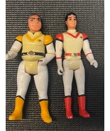 Panosh Place Voltron Red &amp; Yellow Lion Pilots Action Figures Vintage 1984 - $73.22 CAD