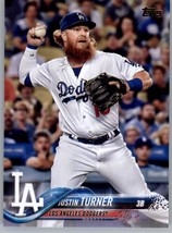 2018 Topps 599 Justin Turner  Los Angeles Dodgers - £0.77 GBP