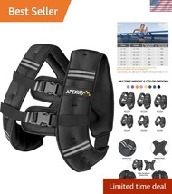 15lbs Weighted Vest for Men &amp; Women with Reflective Stripes - Boost Your... - $60.00