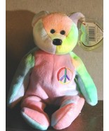 Ty Beanie Baby Peace 115# Tush, Mint Tag w/Tag Protector, Tag Errors #PB267 - $26.20 CAD
