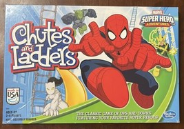 Chutes and Ladders Marvel Super Hero Adventures Spider-Man Hasbro 2015 See Desc - £9.14 GBP