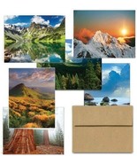 Note Card Cafe ~ 36 Cards &amp; Envelopes ~ 6 Designs ~ Majestic Scenery - £20.59 GBP