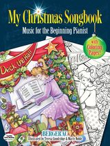My Christmas Songbook: Music for the Beginning Pianist (Includes Coloring Pages! - £10.22 GBP