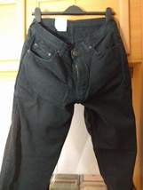 Mens Trousers Nico Size 36/30 Cotton Black Trousers - £14.15 GBP