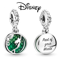 Little Mermaid Disney 925 Sterling Silver Charms Original Pandora Bracelet  - £19.57 GBP
