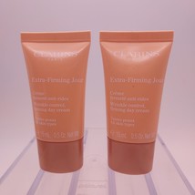 LOT OF 2 Clarins Extra Firming Jour Day Wrinkle Control All Skin .5oz ea... - $17.81