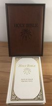 Holy Bible Dove Of Peace Edition King James Version With Leather Box Mcmxci - £11.19 GBP