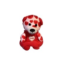 Build A Bear Workshop Bear 3” Red Friendship Dimples Teddy Hearts Stuffed Animal - $14.71