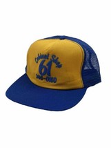 Vintage Snapback Trucker Hat / Cap Cabinet Shop 61 (Bold Colors Made In U.S.A.) - £10.98 GBP