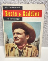 Luke Cummings 1958 TOPPS TV WESTERNS Card Boots &amp; Saddles #66 The Indian... - $4.94