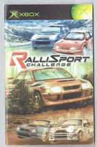 Ralli Sport Challenge Video Game Microsoft XBOX MANUAL Only - $9.70