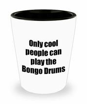 Bongo Drums Player Shot Glass Musician Funny Gift Idea For Liquor Lover Alcohol  - £10.26 GBP
