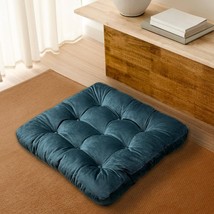 Floor Pillow Thick Tufted Seat Cushion Meditation Pillow for Yoga 22&quot; x 22&quot; x 3&quot; - £18.32 GBP