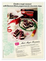 Print Ad Duncan Hines Mint Chocolate Brownies Recipe Vintage 1986 Advert... - $147.74 MXN