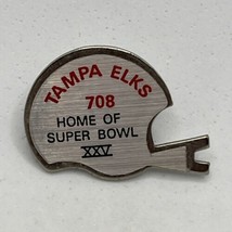Tampa Florida Elks Lodge 708 Home Of Super Bowl XXV BOPE Enamel Lapel Hat Pin - £9.46 GBP