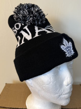 ADULT Toronto Maple Leafs NHL Hockey Molson Canadian Pom Beanie Toque - $14.82