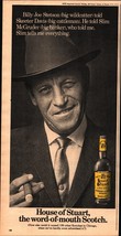 1967 House of Stuart Scotch vintage art print ad Chicago Ganster d5 - $24.11