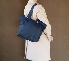 Blue Leather Bag Purse, Women Shoulder Handbag, Casual Purses, Ana - £73.49 GBP
