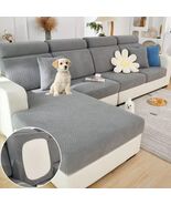 Jejiakell Universal Wear-Resistant Sofa Cover 360° Elastic Anti-Slip Grey - $230.16 MXN
