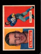 1957 Topps #8 Dave Middleton Ex Lions *X76006 - £2.64 GBP