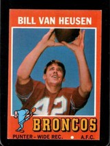 1971 Topps #9 Bill Van Heusen Exmt (Rc) Broncos *SBA9306 - £1.17 GBP
