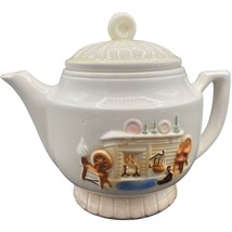 Vintage Porcelier Teapot Made in USA Hearth Home 1930s Vitreous China - $9.94