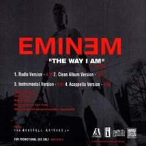 Eminem - The Way I Am U.S. Promo CD-SINGLE 2000 4 Tracks Rare Htf Oop - $24.99