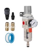 Pudusi 1/2&quot; Npt Compressed Air Filter Regulator Combo, 0-150 Psi, Auto D... - $60.29 CAD