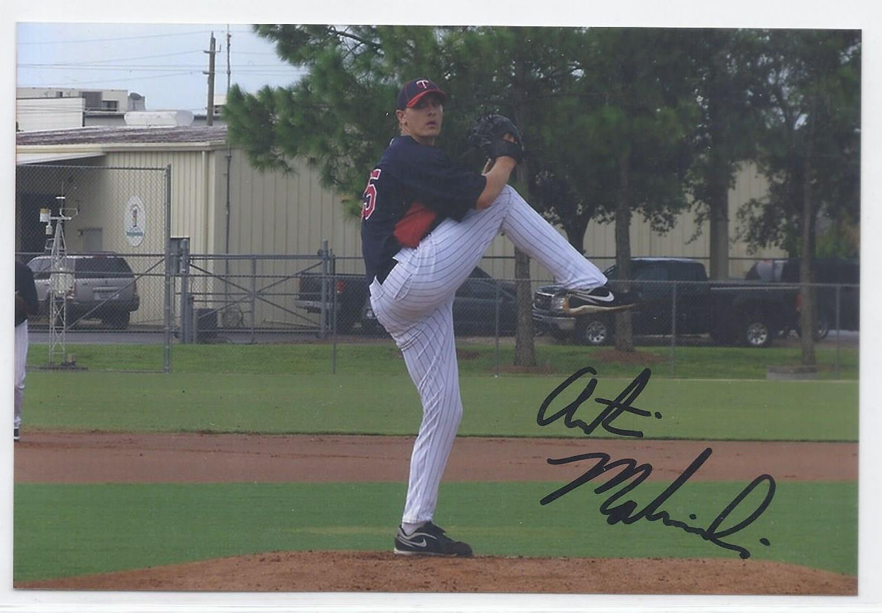 Austin Malinowsk Signed autographed 4x6 glossy photo Twins Minor League - $9.98