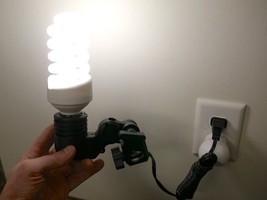 NEW VP-SOC Vu-Pro End Socket Adjustable Photography Light 30W 5500k CFL ... - £20.02 GBP