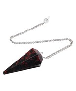 Bulk 5 Pcs Natural Mahogany Jasper Gemstone Dowsing Pendulums - $915.99 MXN