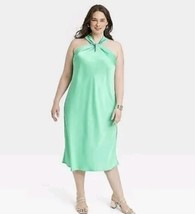 Women&#39;s Halter Slip Dress - A New Day Aqua Green 2XL. NWT. Z - £11.07 GBP