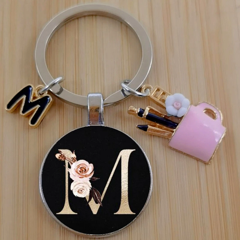 Sporting New A-Z Letter Pen Holder Teacher&#39;s Day Gift Keychain, DIY Cabo... - $29.90