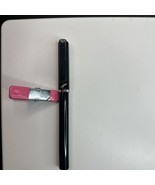 vintage REYNOLDS fountain pen black &amp; clear nib writing utensil - $514.06 MXN
