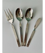 Reed Barton Select Stainless Flatware Cambelback 4 Serving Pcs Bread Kni... - $20.00