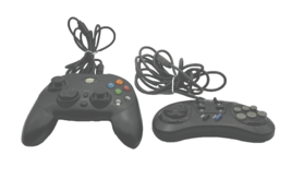 Xbox Blade C Type &amp; Sega Genesis Smart 16 Pro Controllers Bundle, UNTESTED - £15.47 GBP