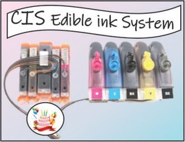 CIS With Edible Ink For Canon Pixma TS9520, TS9520C, TS9521C Printer - $84.79